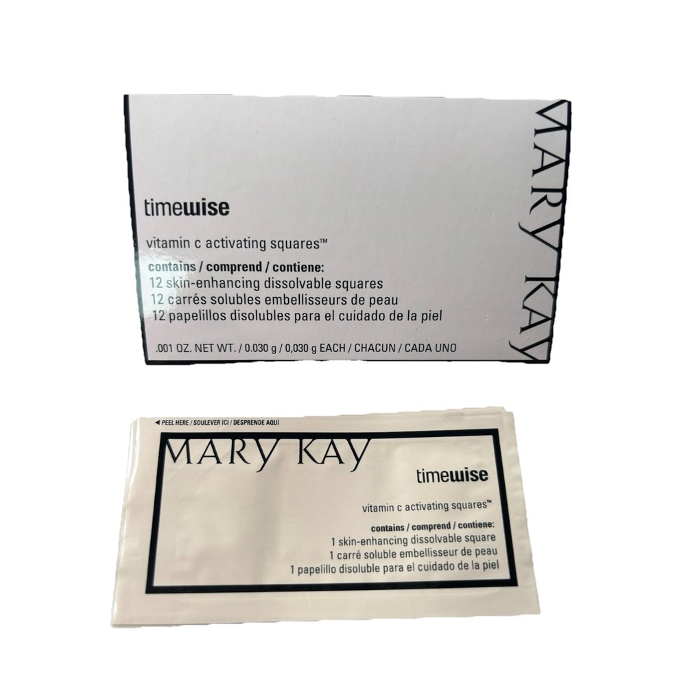 MARY KAY TIMEWISE VITAMIN C ACTIVATING SQUARES-12 Individually wrapped